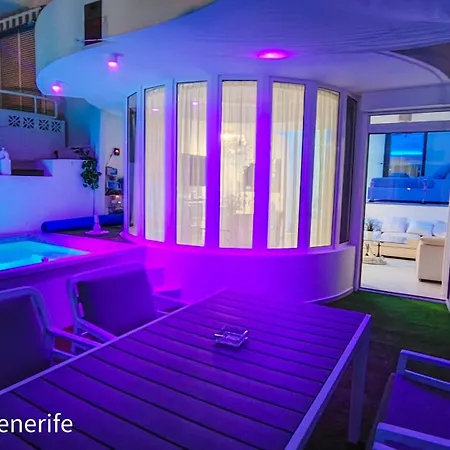Sunset - Private Pool And Jacuzzi With Oceanview Villa Costa Adeje (Tenerife)